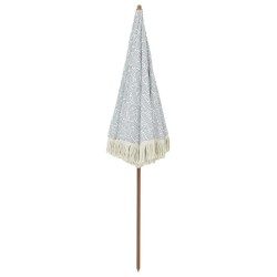 Parasol de plage Gris et blanc 160 x 160 x 196 cm 529001529001