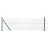 Clôture avec poteau Vert 0,6 x 25 m Acier et PVC 529020529020