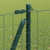 Clôture avec poteau Vert 1,2 x 10 m Acier 529022529022