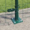 Clôture avec poteau Vert 0,8 x 10 m Acier 529035529035