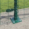 Clôture avec poteau Vert 0,6 x 50 m Acier et PVC 529042529042