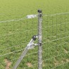 Clôture avec poteau Argenté 0,6 x 50 m Acier et PVC 529323529323