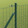 Clôture avec poteau Vert 1,6 x 10 m Acier et PVC 529368529368