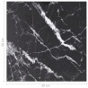 Dessus de table noir 50x50 cm 6 mm verre trempé design marbre 529397529397