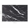 Dessus de table noir 100x62 cm 8 mm verre trempé design marbre 529435529435