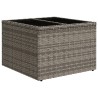 Salon de jardin avec coussins 7 pcs gris résine tressée 529509529509
