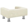 Canapé pour enfants crème 50x40x26,5 cm velours 529579529579