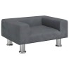 Canapé pour enfants gris foncé 50x40x26,5 cm velours 529581529581