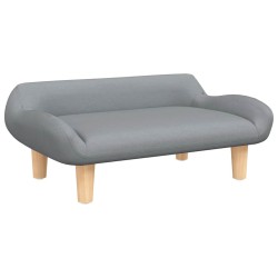 Canapé pour enfants gris clair 70x40x24 cm tissu 529582529582