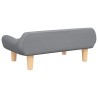 Canapé pour enfants gris clair 70x40x24 cm tissu 529582529582