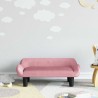 Canapé pour enfants rose 70x40x24 cm velours 529584529584