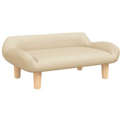 Canapé pour enfants crème 70x40x24 cm tissu 529586529586