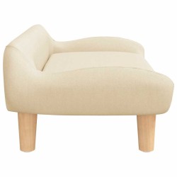 Canapé pour enfants crème 70x40x24 cm tissu 529586529586