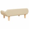 Canapé pour enfants crème 70x40x24 cm tissu 529586529586