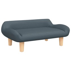 Canapé pour enfants gris foncé 70x40x24 cm tissu 529587529587