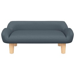 Canapé pour enfants gris foncé 70x40x24 cm tissu 529587529587