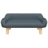 Canapé pour enfants gris foncé 70x40x24 cm tissu 529587529587