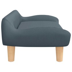 Canapé pour enfants gris foncé 70x40x24 cm tissu 529587529587