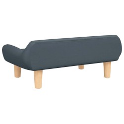 Canapé pour enfants gris foncé 70x40x24 cm tissu 529587529587