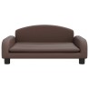 Canapé pour enfants marron 70x45x30 cm similicuir 529588529588