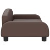Canapé pour enfants marron 70x45x30 cm similicuir 529588529588