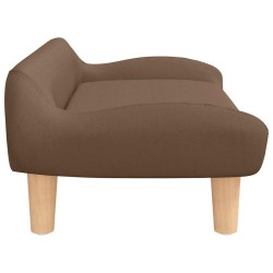 Canapé pour enfants marron 70x40x24 cm tissu 529589529589