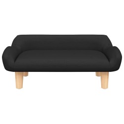 Canapé pour enfants noir 70x40x24 cm tissu 529596529596