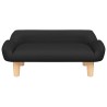 Canapé pour enfants noir 70x40x24 cm tissu 529596529596