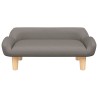 Canapé pour enfants taupe 70x40x24 cm tissu 529597529597