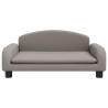 Canapé pour enfants taupe 70x45x30 cm tissu 529598529598