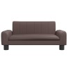 Canapé pour enfants marron 70x45x30 cm similicuir 529605529605