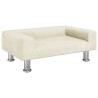 Canapé pour enfants crème 70x45x26,5 cm velours 529606529606