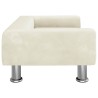 Canapé pour enfants crème 70x45x26,5 cm velours 529606529606