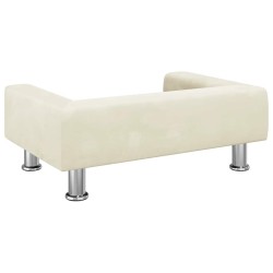 Canapé pour enfants crème 70x45x26,5 cm velours 529606529606
