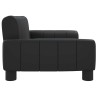 Canapé pour enfants noir 70x45x30 cm similicuir 529607529607