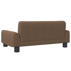 Canapé pour enfants marron 70x45x30 cm tissu 529609529609