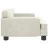 Canapé pour enfants crème 70x45x30 cm velours 529610529610