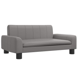 Canapé pour enfants gris 70x45x30 cm similicuir 529611529611