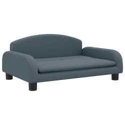 Canapé pour enfants gris foncé 70x45x30 cm tissu 529612529612