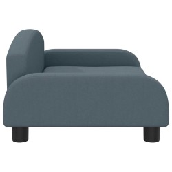 Canapé pour enfants gris foncé 70x45x30 cm tissu 529612529612