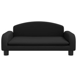 Canapé pour enfants noir 70x45x30 cm tissu 529613529613