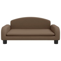 Canapé pour enfants marron 70x45x30 cm tissu 529614529614