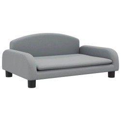 Canapé pour enfants gris clair 70x45x30 cm tissu 529616529616