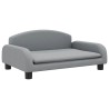 Canapé pour enfants gris clair 70x45x30 cm tissu 529616529616