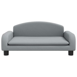 Canapé pour enfants gris clair 70x45x30 cm tissu 529616529616