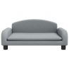 Canapé pour enfants gris clair 70x45x30 cm tissu 529616529616