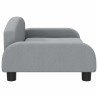 Canapé pour enfants gris clair 70x45x30 cm tissu 529616529616