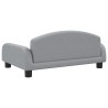 Canapé pour enfants gris clair 70x45x30 cm tissu 529616529616