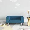 Canapé pour enfants bleu 50x40x26,5 cm velours 529617529617
