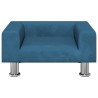 Canapé pour enfants bleu 50x40x26,5 cm velours 529617529617